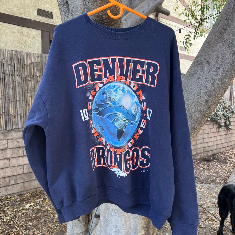 1997 Denver Broncos AFC Championship Sweatshirt